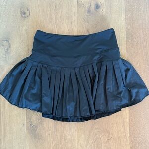 Goldhinge Black Pleated Skirt